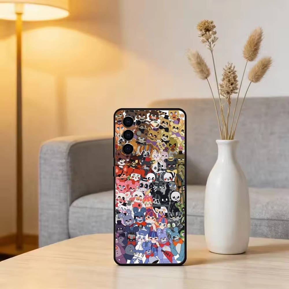 

Чехол для телефона F-N-A-F Черный Силиконовый Мягкий Для Samsung S25,S24,S21,S22,S23,S30,Ultra,S20,Plus,Fe,Lite Samsung S24Plus