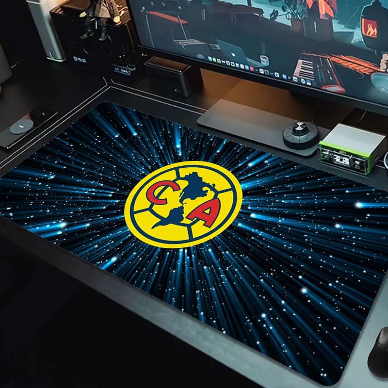 Club America Large Size Mouse Pad Large Gaming Table Cushion Non-slip Laptop Tablet Big Mousepad XXL Mat Mini PC Playmat With Lock edge
