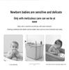 Foldable Antibacterial Toddler Bathtub – Large, Thickened Sit-in Baby Bath Basin for Newborns