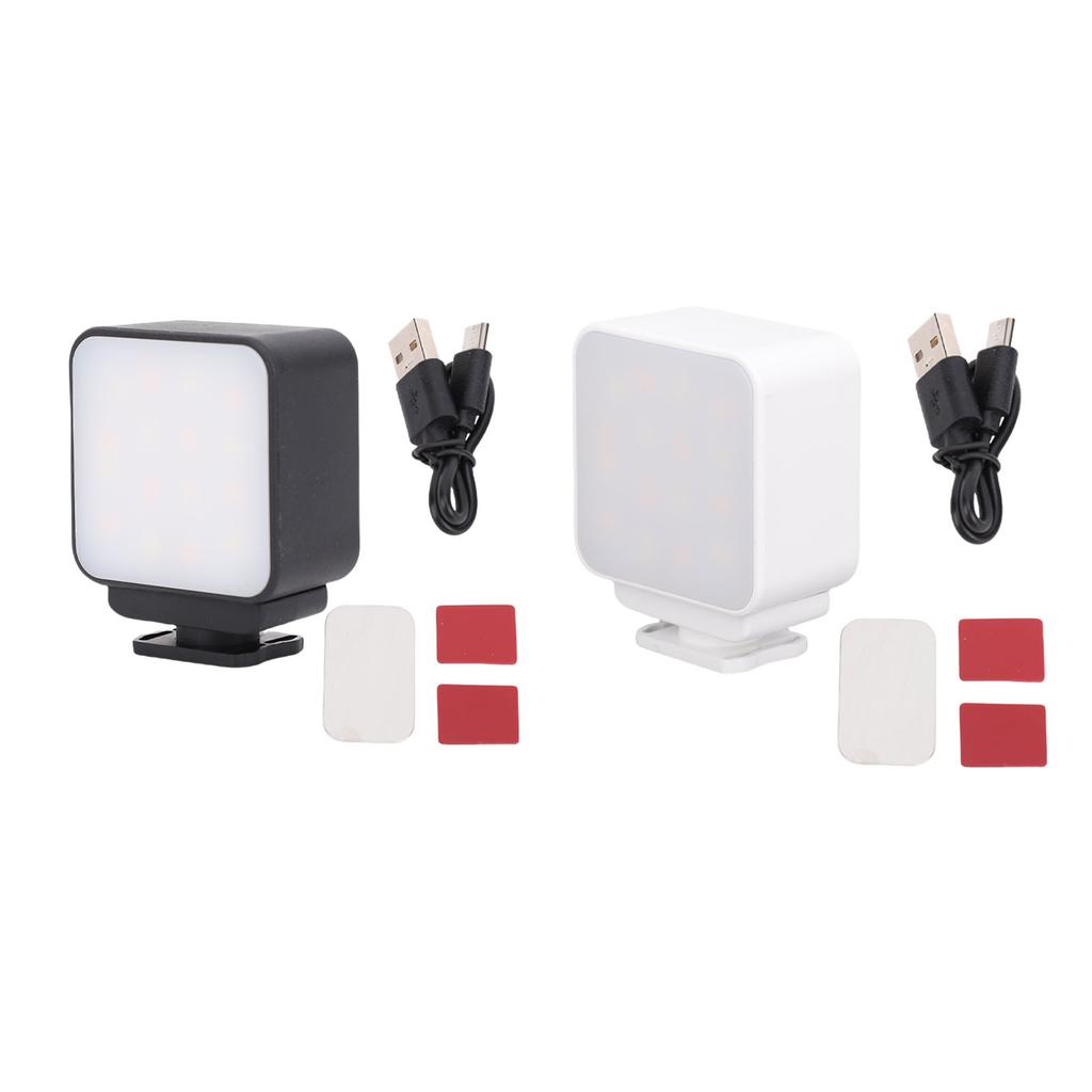 LED Video Light Fit for Pocket 3 Action Camera Fill Light Vlog Selfie Light with 16 LED Beads for Vi