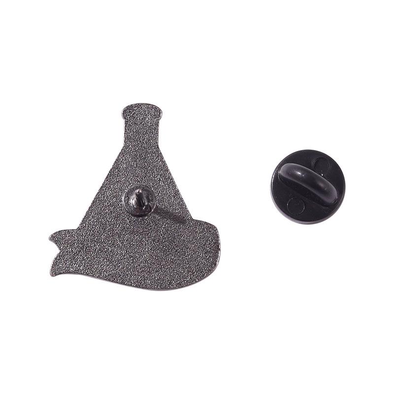 Broche Insigne en Alliage Bécher & Tube à Essai Dessin Animé