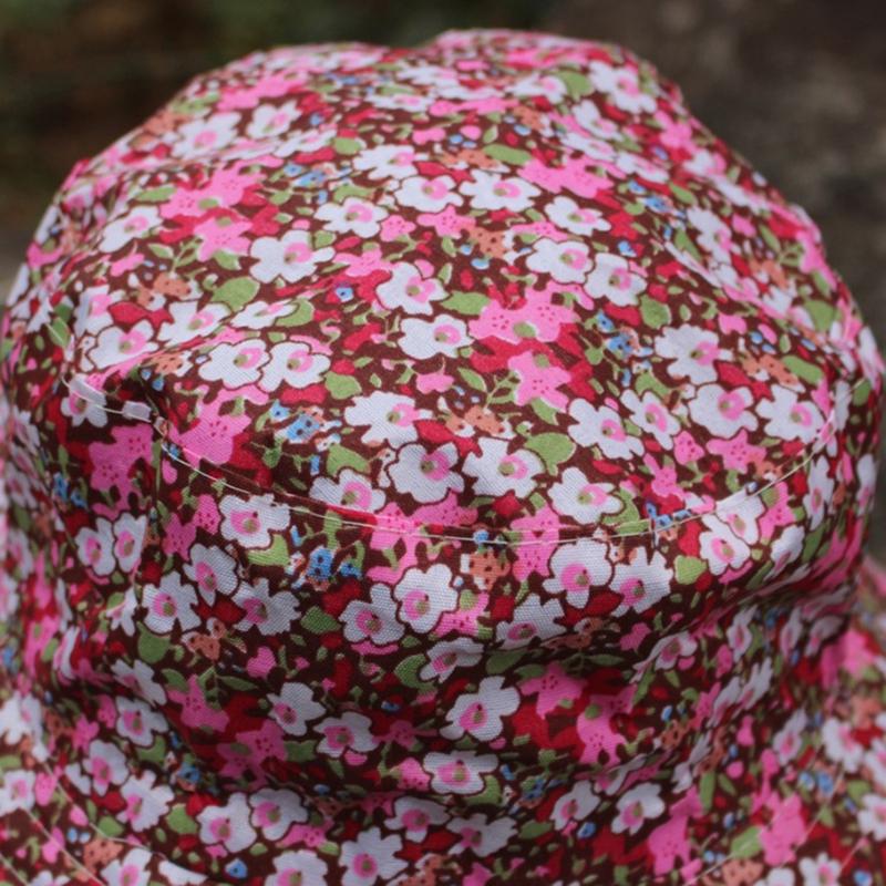 Retro Plaid Bucket Hat Women'S Sweet Lace Up Fishing Hat Summer Sun Protection And Uv Protection Hat