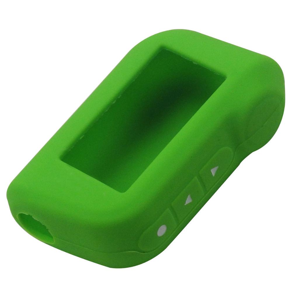 Russian A93/A63 Silicone Key Fob Case Russian Version Two Way Car Alarm LCD Remote Controller KTY