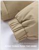 Men's Winter Color Block Hooded Jacket – Windproof Cotton Padded Coat with Plus Velvet Lining