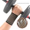 Kupferfaser Sport Handgelenkschutz Gewichtheben Laufen Reiten Handgelenk Passform Fixiert Druckelastische Stütze Bandage
