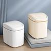 Desktop Garbage Can Wastebasket Small Table Wastebasket Garbage Can Dustbin Wastebasket Trash Can Dispenser for Bathroom Vanity