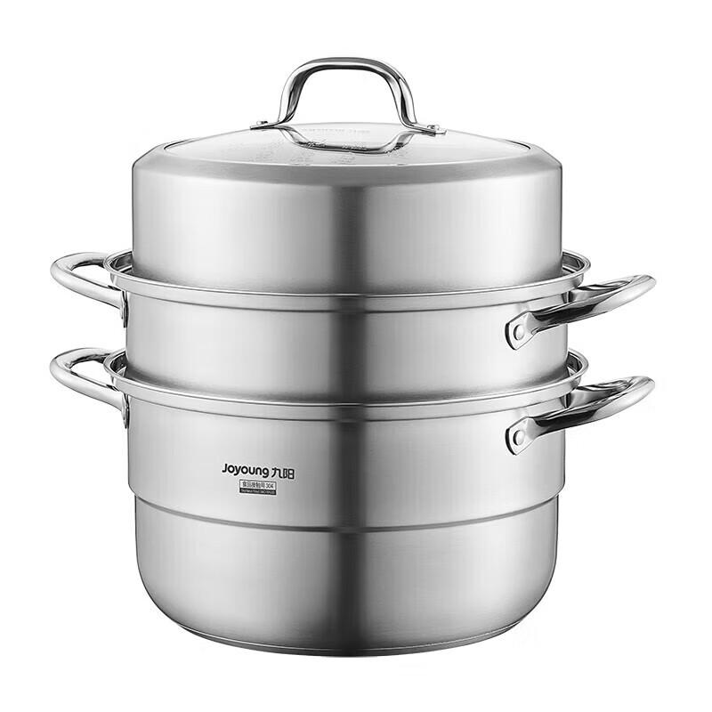 Joyoung CZ502 304 Stainless Steel 2-Layer Steamer & Soup Pot