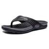 Fashion Summer Slippers Men Flip Flops Beach Sandals Non-slip Casual Flat Shoes Massage Indoor House Shoe For Men Outdoor Slides