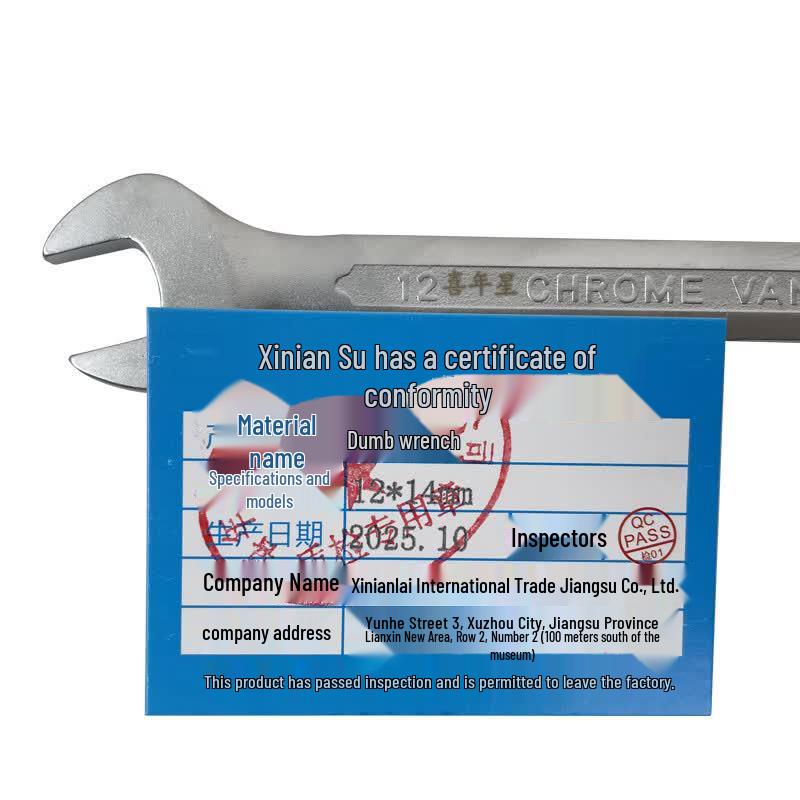 Xinianxing Double Open-End Wrench