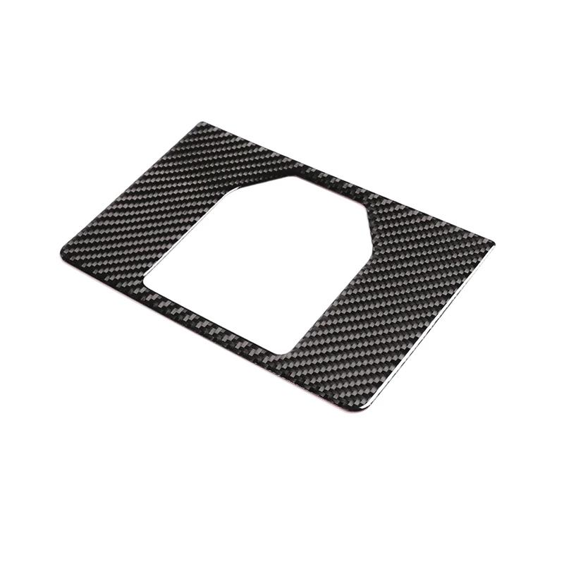

For Land Rover Range Rover Evoque L551 -2024 Soft Carbon Fiber Car Gear Panel Cover Trim Sticker Interior Car Accessories Carbon Fiber