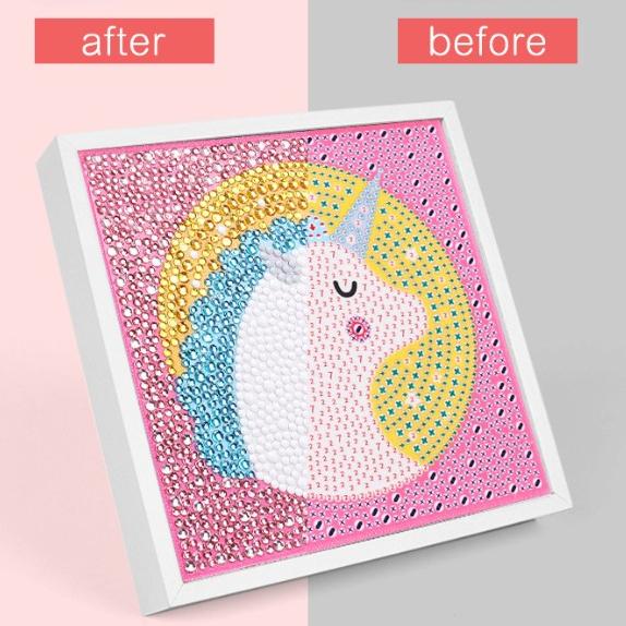 DIY Children's Diamond Painting Size Diamond Painting 5D Diamond Painting Children's Puzzle Toy Sticking Diamond Painting