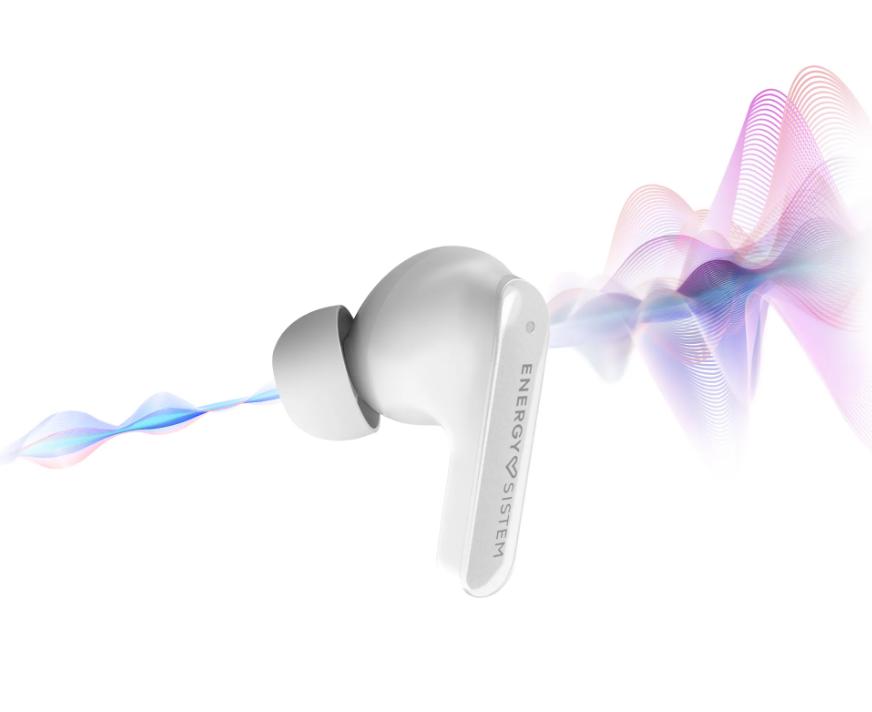 Energy Sistem Serenity ANC True Wireless Earphones, White | Energy Sistem