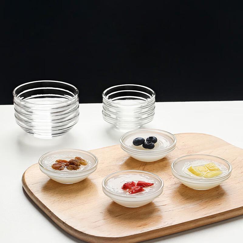 14cm Glass Pudding & Jelly Molds (Set of 10)