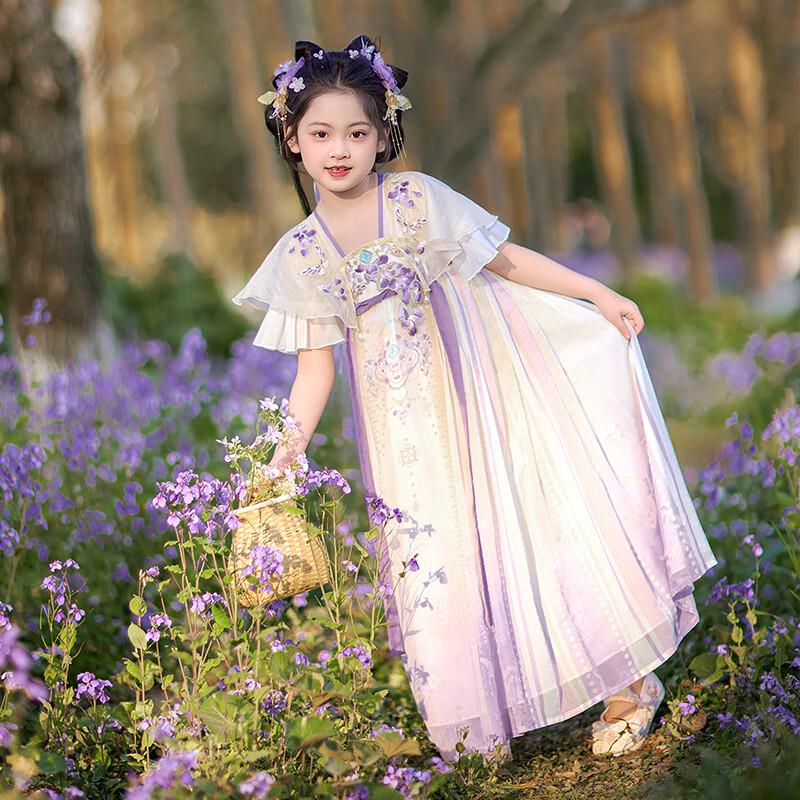 Qibai Mädchen Hanfu Sommer Chinesischer Stil Feenkleid