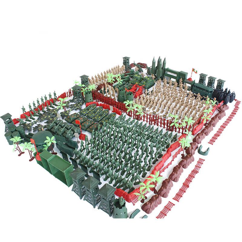 Leshion 520-Piece Army Men Sand Table Model Set