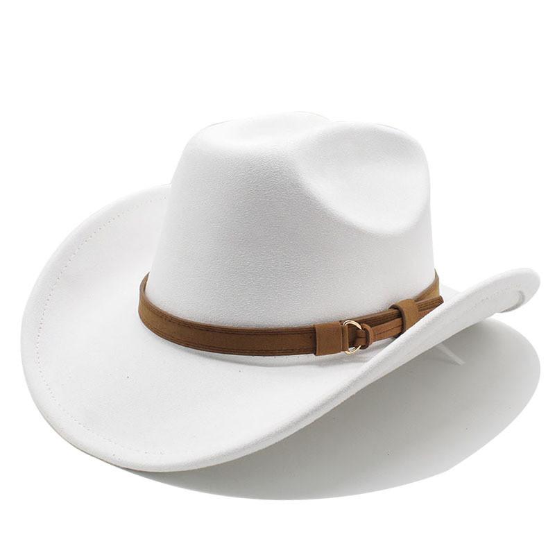 Traditional Knot Pattern Wool Felt Hat With Wide Brim For Men And Women