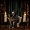 New Middle Finger Toilet Death Statue Resin Craft Halloween Decor Gift