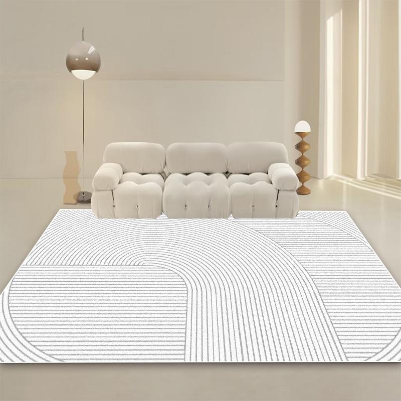 

Modern Cream Style Carpet Living Room Minimalism Decoration Sofa Large Area Rugs Bedroom Bedside Tables Washable Non-slip Mats 60x90cm