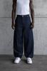 Men's Basic Balloon Fit Baggy Jeans - Dark Blue S