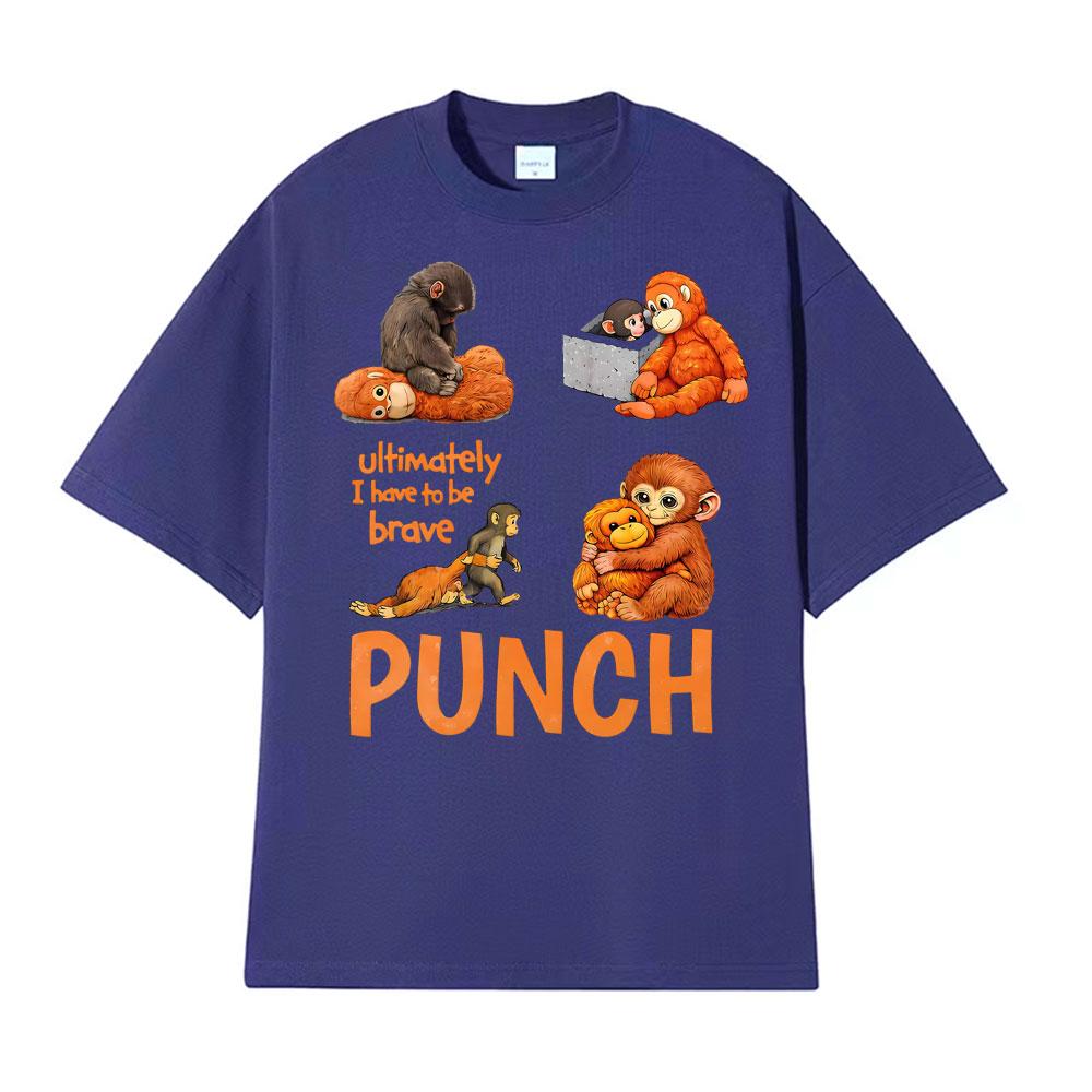 Baby Punch Monkey Lonely Punch Essential Tshirts Men Women Summer Fashion Style Classic T Shirt 100 Cotton ONeck Tshirt Tops