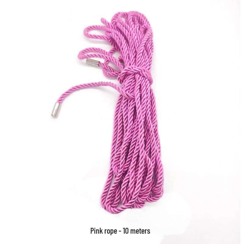 Men's Full Body Bondage Kit with Rope, Chastity Lock, and Pot Lid for Cross-Dressers - Erotic Outdoor Training Supplies