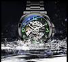 Men Automatic Skeleton Watch Large Dial Mechanical Luminous Fashion Wristwatch
