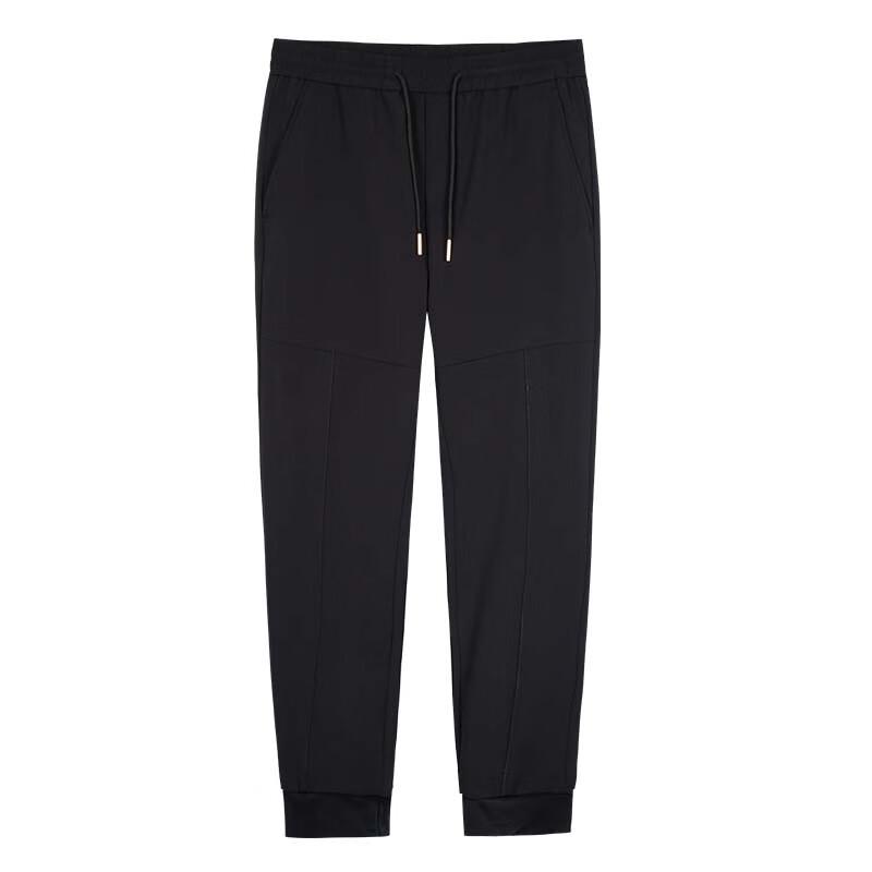 TRIES Men's Fleece-Lined Elastic Waist Casual Pants