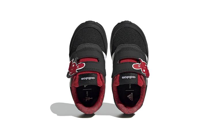 adidas Neo Run 70S CNY AC Abrasion Resistant Low Top Toddler Shoes Black White Red Infant And Toddler IE4262