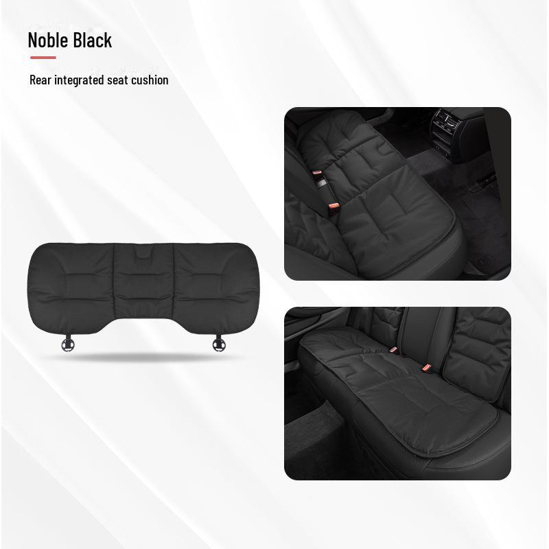 Universal Ventilated Nappa Leather Car Seat Cushions - Four Seasons, Breathable, High-Grade, Perforated Design for All Models.