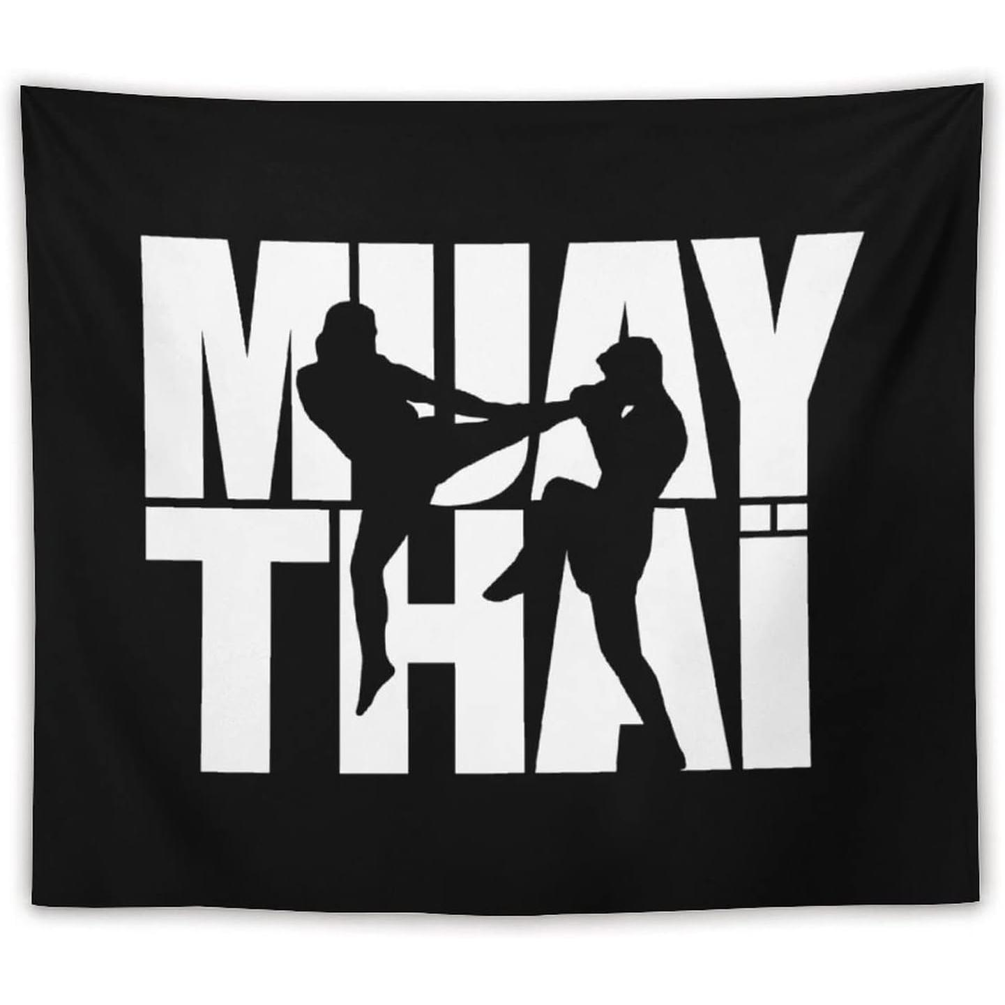 

Tapestry banner for home Muay Thai background 75x100
