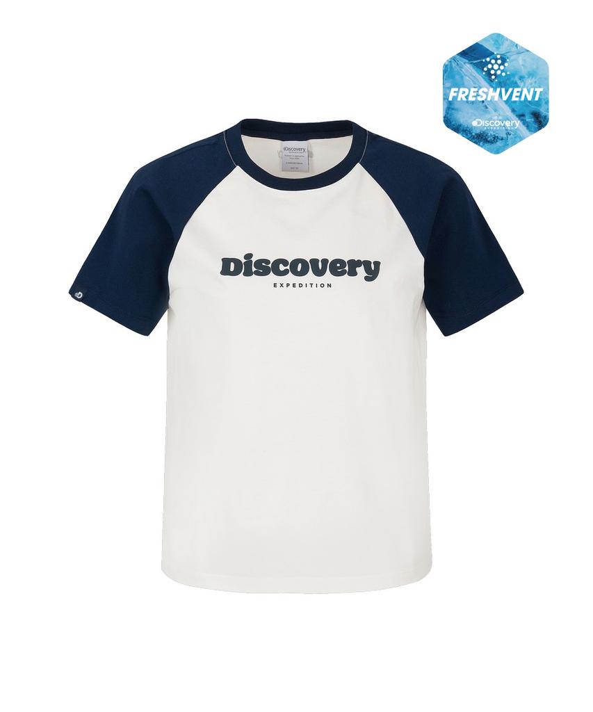 DISCOVERY EXPEDITION Women'S Freshvent Raglan Short Sleeve T-Shirt (White)