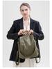 Women's 2025 Spring Fashion Leather Anti-Theft Patchwork Cowhide Backpack