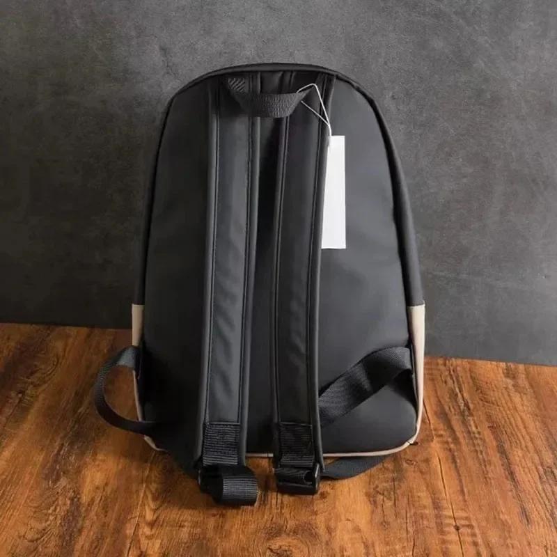 Men'S Embossed Logo Backpacks Female Multi-Pocket Casual Women Luxury Design Travel Bags High Quality Schoolbag Book Knapsacks