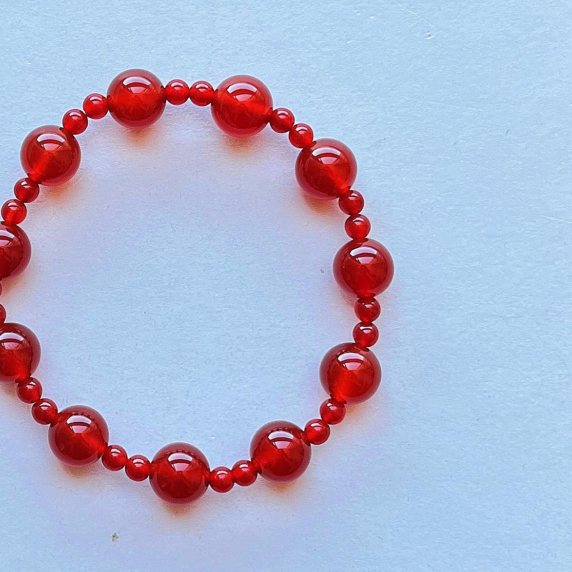 Vintage 7A Natural Chalcedony Agate Gypsy Design Bracelet Bracelet