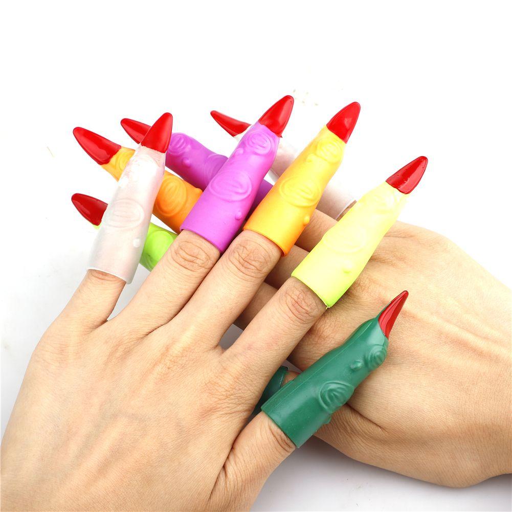 Requisiten Lustige Spielzeuge Hexe Falscher Nagel Geist Falscher Finger Halloween Fingerabdeckungen Zombie Falsche Finger