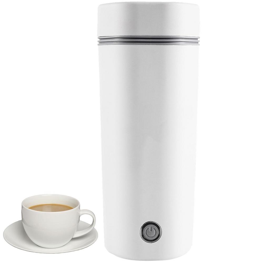 350 мл 12 В автомобильный водонагреватель электрический автомобильный чайник нагревательная чашка дорожный электрический чайник быстрый водонагреватель с автоматическим отключением белый