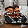 1pc Harley-Davidson Blanket, Gift, for Men and Women, Soft Blanket, Good for Sofa Bed Couch Travel, Lightweight Flannel Blanket