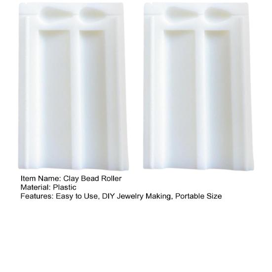 1 Pair Clay Bead Roller Bead Hole Maker DIY Jewelry Making Tools 12/15MM Polymer Clay Earrings Waterdrop Bead Mold Tools