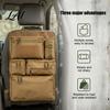 Heavy Duty Car Organizer Tactical Seat Back Organizer Oxford Cloth Universal Backseat Storage Bag One-Piece with Multiple Pockets for Trucks