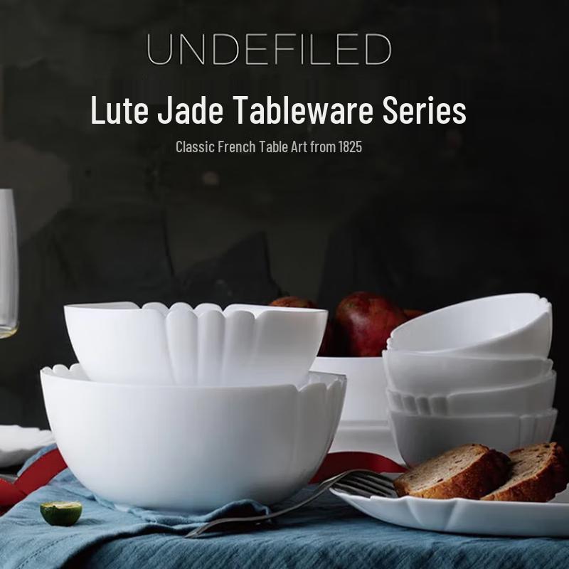 

Luminarc Lutesa White Jade 13-Piece Dinnerware Set