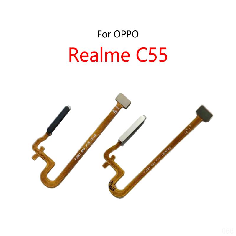 Home Button Fingerprint Scanner Touch ID Menu Return Sensor Flex Cable For OPPO Realme C55