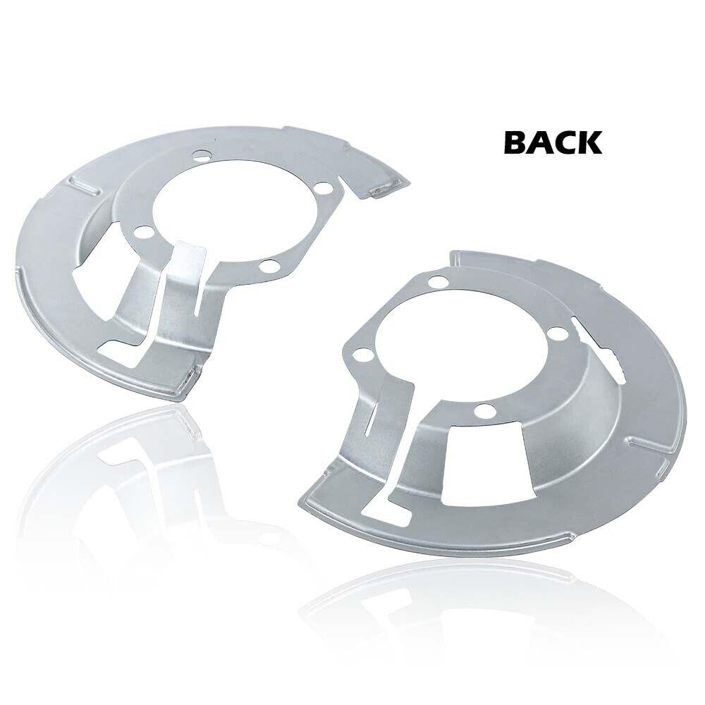 

Front Left & Right Side Brake Dust Shields Set For Dodge Ram 2500 3500 2000-2002