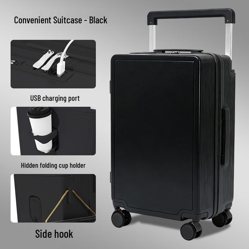 LianSheng 20-inch Carry-on Spinner Luggage