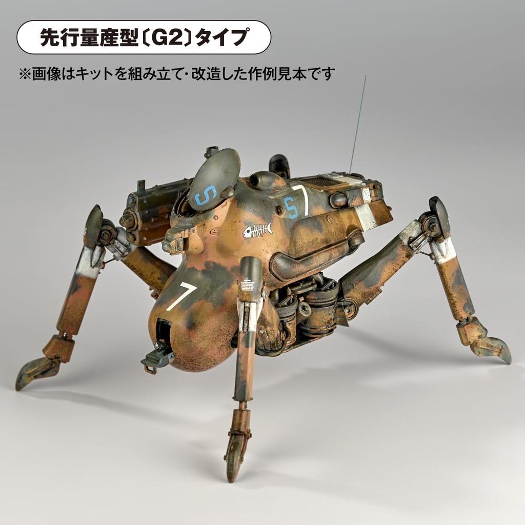 Kaiyodo ARTPLA Maschinen Krieger Gladiator Smile Eddie Amsel Scale Unpainted Plastic Model Kit AP049 G1/G2 & 1/35