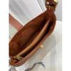 New High-end Light Luxury Cowhide Leather Lock Armpit Dumpling Bag Handbag Shoulder Bag Women's Bag