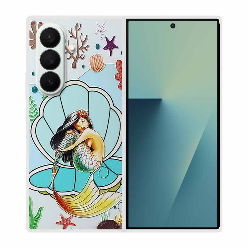 For Samsung Galaxy Z Fold 7 Case Transparent Plastic Hard Back Cover Coque For Samsung Galaxy Z Fold7 5G Phone Case Cover ZFold7