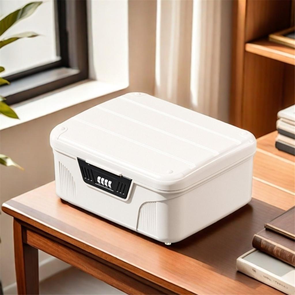 Safe Security Storage Box Passport Cash Organizer Case Household Valuables Jewelry Document Privacy Security Storage Safe Box