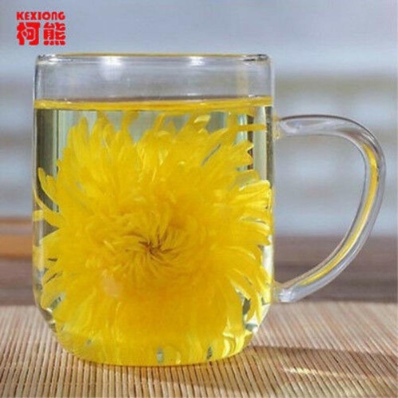 4Pcs Gold Huang Ju Chrysanthemum Tea Organic Chrysanthemum Herbal Tea
