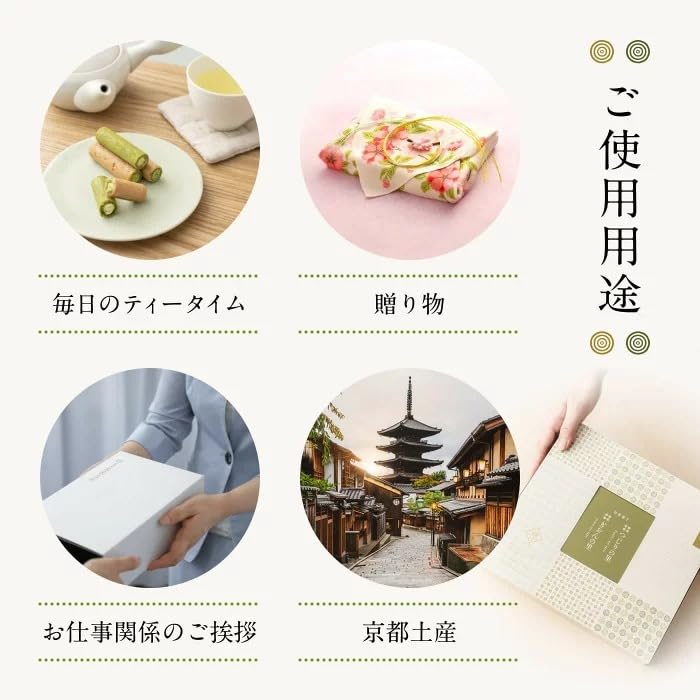 Japanisches Produkt Gion Tsujiri Gemischte Matcha-Süßigkeiten 24 Stück Einzeln verpackt Geschenk Kyoto Snacks