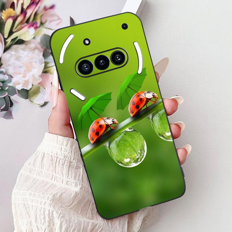 For Nothing Phone 3A 2025 Case A059 Fashion Flower Cats Cartoon Silicone Soft Shockproof Cover For Nothing Phone3A 3A Pro Bumper